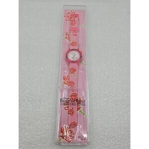 RARE Vtg Disney Beauty & the Beast The Broadway Musical "Pink Beauty" Watch